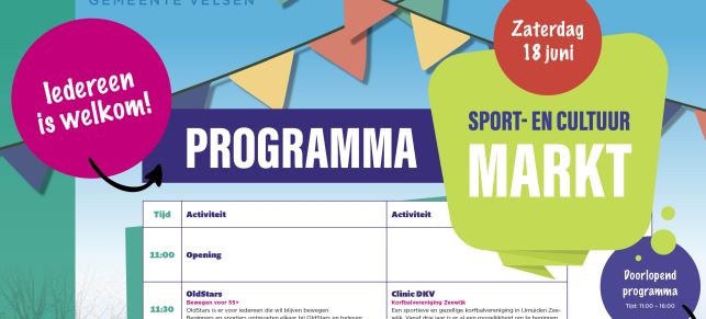 Programma Sport- en Cultuurmarkt IJmuiden
